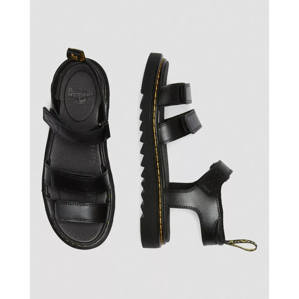 Dr. Martens Klaire 26755001 Sandals Kids US 6 M Black Adjustable Strap HTAT1490